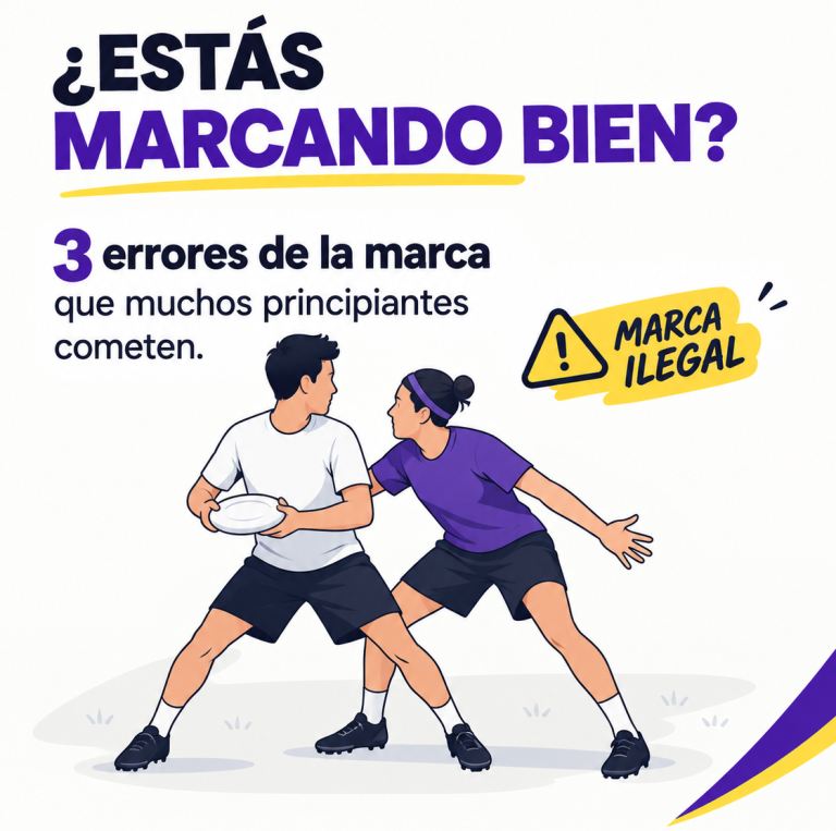 Infracciones de marcaje en Ultimate: qué puede y qué no puede hacer la defensa